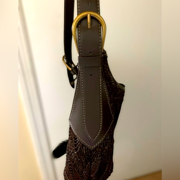 Nine West brown woven style purse NWOT - Picture 2 of 7